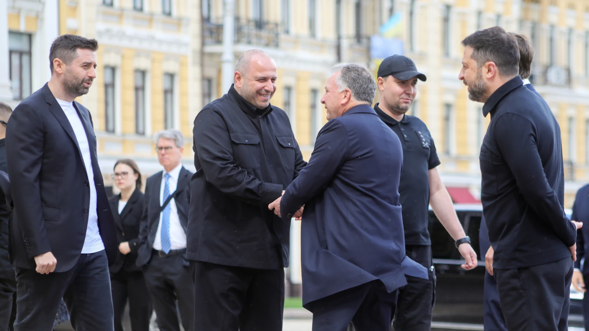 Віткофф, Кушнер і Зеленський під час зустрічі в Києві 6 вересня 2026 року